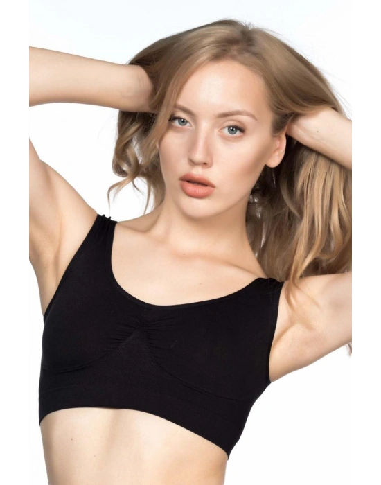 SİYAH MI Emay 4005 Soft Kalın Askı Büstiyer