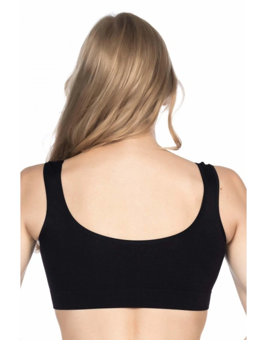 SİYAH MI Emay 4005 Soft Kalın Askı Büstiyer