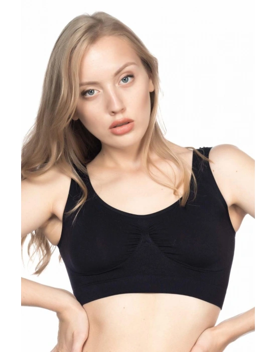SİYAH MI Emay 4005 Soft Kalın Askı Büstiyer