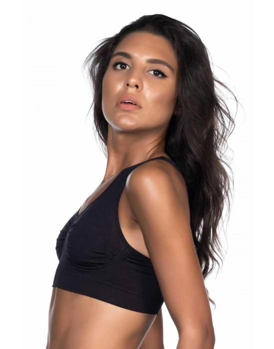 SİYAH MI Emay 4011 Sporcu Toparlayıcı Büstiyer