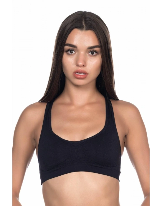 SİYAH MI Emay 4025 Pedli Sporcu Büstiyer
