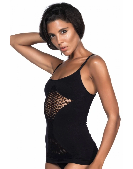 SİYAH MI Emay 5040 İp Askılı Fantazi Atlet Korse