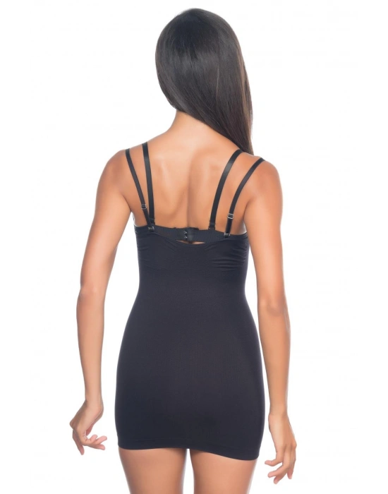 SİYAH MI Emay 5043 Göğsü Açık Masajlı Korse