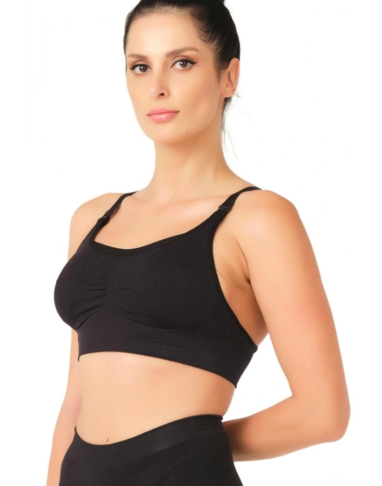 SİYAH MI Emay 5320 Agraflı Emzirme Sütyen