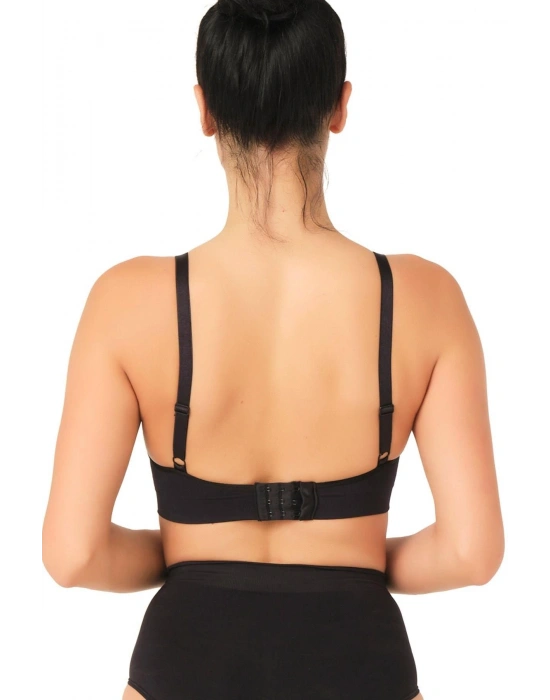 SİYAH MI Emay 5320 Agraflı Emzirme Sütyen