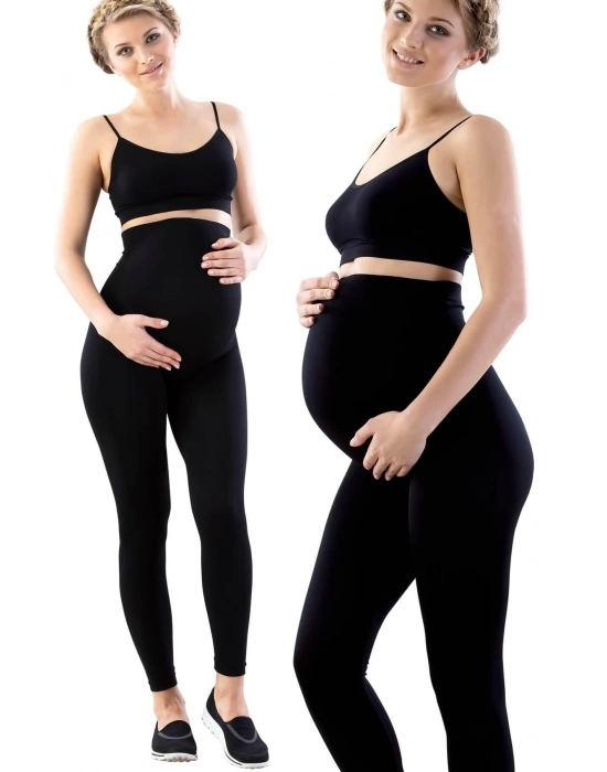 SİYAH MI Emay 5400 Seamless Soft Hamile Tayt