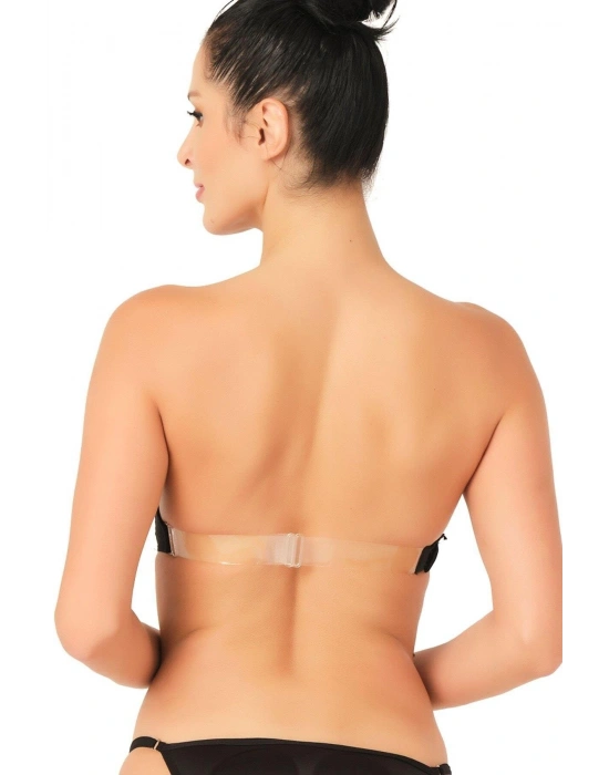 SİYAH MI Emay 701 Şeffaf Askılı Sütyen