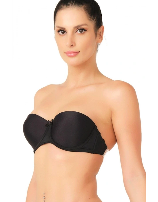 SİYAH MI Emay 701 Şeffaf Askılı Sütyen