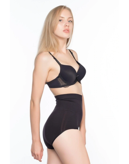 SİYAH MI Emay 7024 Yüksek Bel Slip Korse