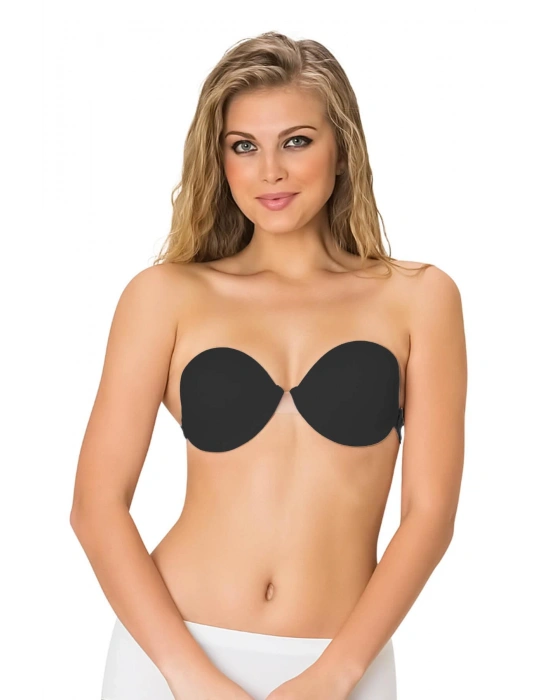 SİYAH MI Emay 721 Şeffaf Askıllı Sütyen