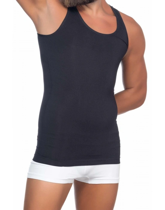 SİYAH MI Emay  E1002 U Yaka Erkek Korse Atlet