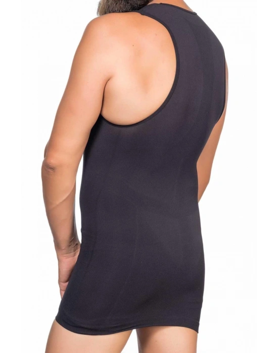 SİYAH MI Emay E1003 V Yaka Erkek Korse Atlet