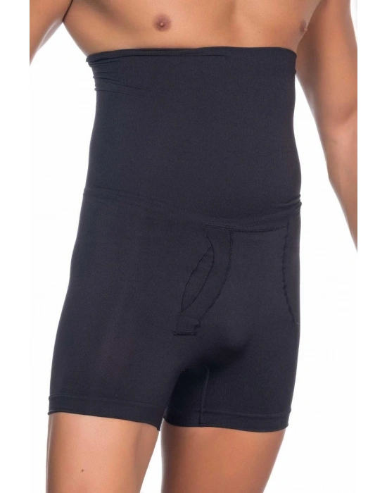 SİYAH MI Emay E1005 Erkek Yüksek Bel Double Boxer Korse