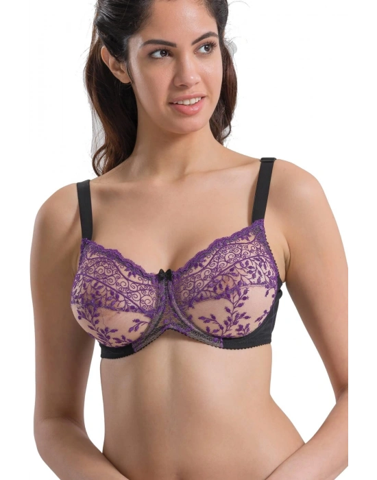 SİYAH MOR MI Emay 148 B Balenli Toparlayıcı Sütyen