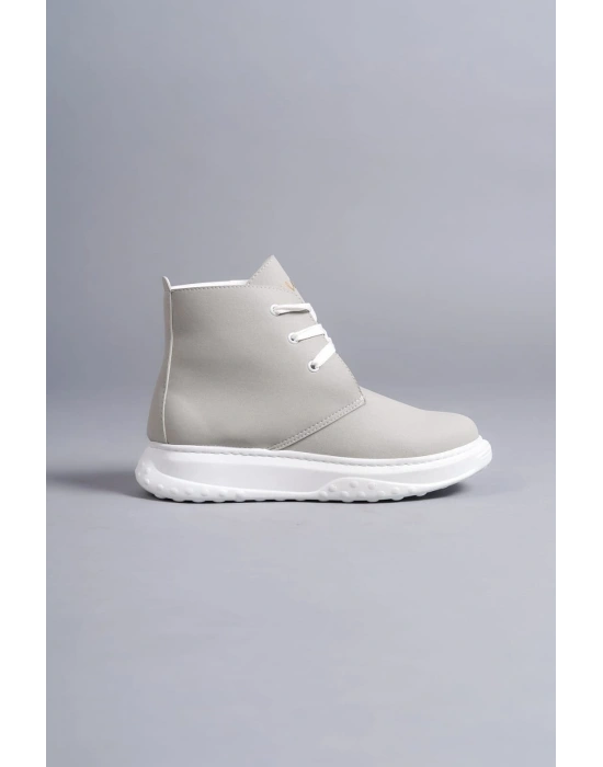 SLW204 Franca Bağcıklı Süet Erkek Spor Bot BT - Gri