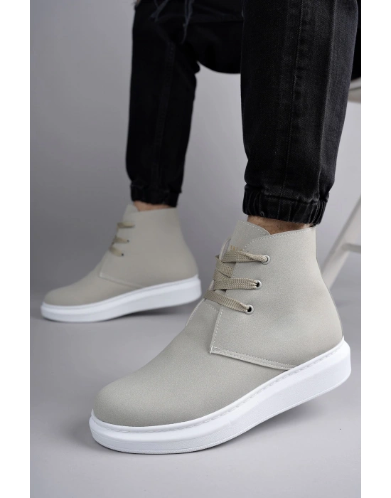 Slw207 Oslo Bağcıklı Süet Erkek Günlük Spor Bt - Gri Erkek Bot