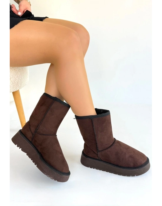 Sophia Kahverengi Süet Bot