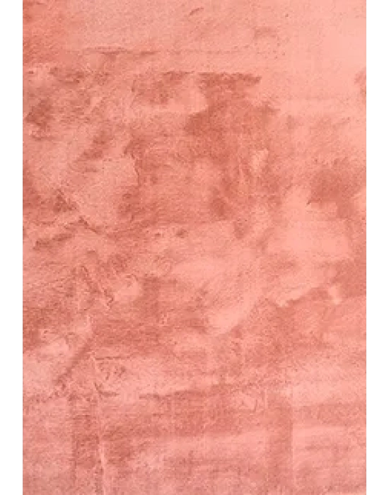 Tavşan Poly Peluş Halı - Rose -Yüksek Kalite-Ekstra Yumuşak - Kaymaz Özel Tabanlı - Özel Ölçü