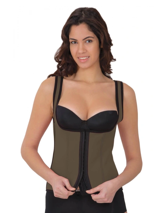 TEN MI 9173 Agraflı Göğsü Açık Atlet Korse