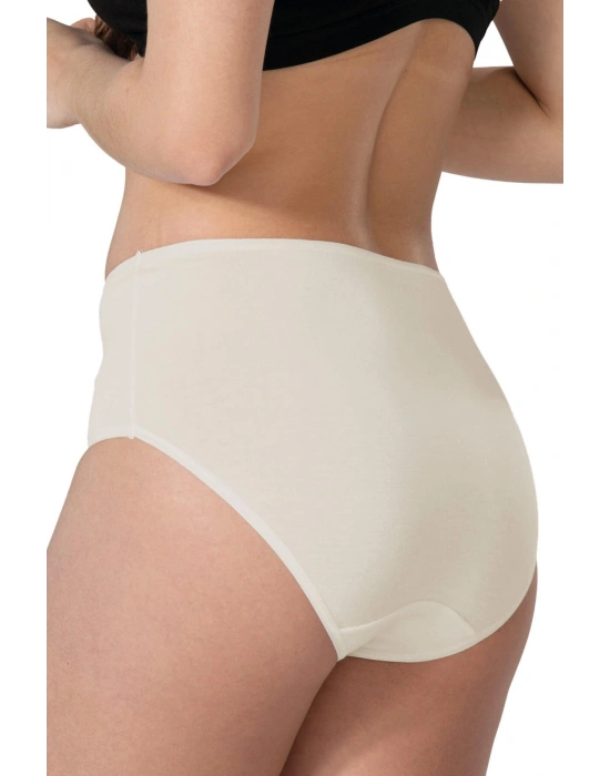 TEN MI Emay 1445 Modal Cotton Yüksekbel Dantelli Külot