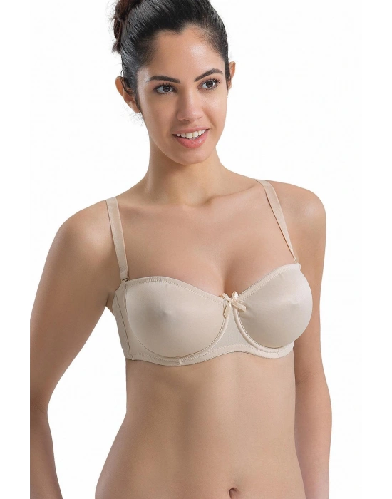 TEN MI Emay 159 B Balenli Straplez Toparlayıcı Sütyen