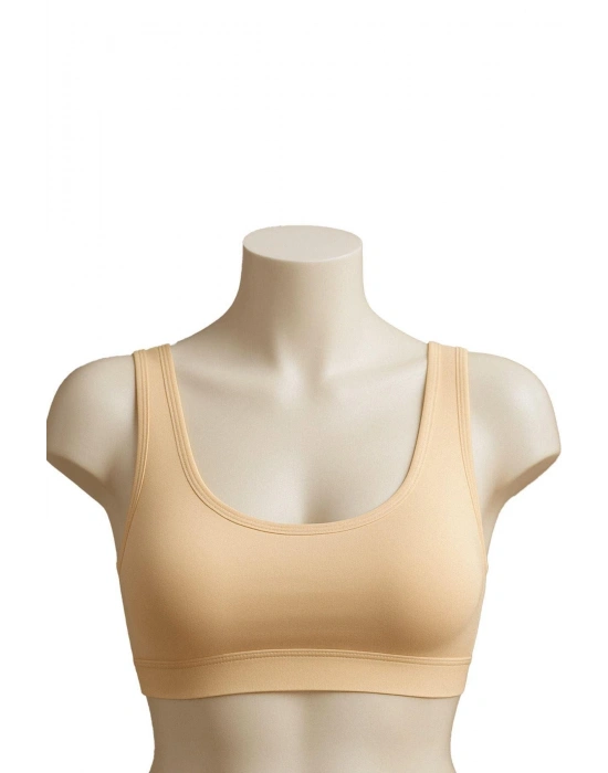 TEN MI Emay 1816 6'Lı Pedli Kalın Askılı Alıştırma Sütyeni