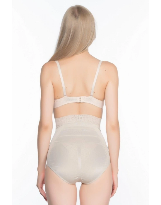 TEN MI Emay 2028 Dantelli Yüksek Bel Slip Korse