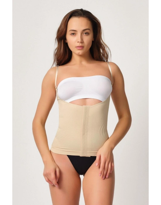 TEN MI Emay 2030 Agraflı Göğsü Açık Atlet Korse