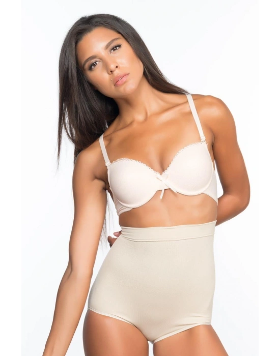 TEN MI Emay 2057 Yüksek Bel Masajlı Slip Korse