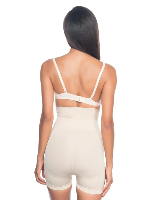 TEN MI Emay 2075 Yüksek Bel Desenli Double Kısa Paça Korse