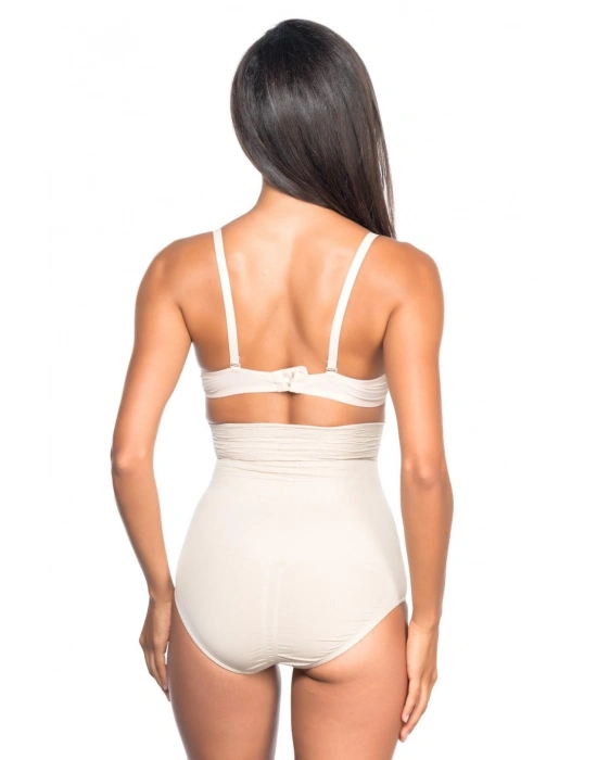 TEN MI Emay 2079 Yüksek Bel Desenli Double Slip Korse