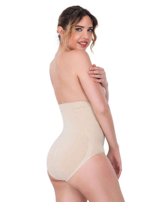 TEN MI Emay 2080 Yüksek Bel Çıtçıtlı Slip Korse