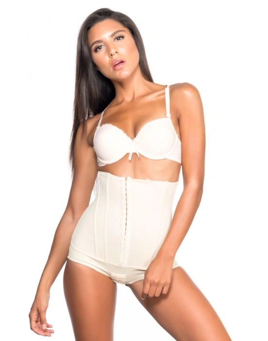 TEN MI Emay 2824 Yüksek Bel Balen Agraflı Slıp Lazer Korse