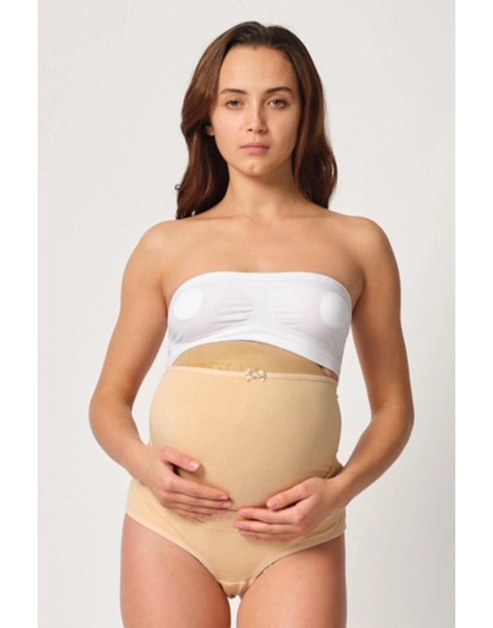 TEN MI Emay 2825 Cotton Hamile Karın Destekleyici Slip Korse