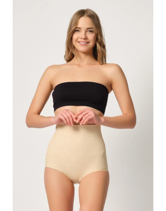 TEN MI Emay 2842 Lazer Dantelli Slip Korse