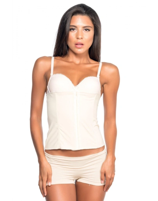 TEN MI Emay 2865 Agraflı Balen Destekli Lazer Bel Korse