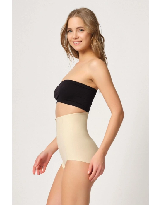 TEN MI Emay 2920 Yüksek Bel Karın Desteklı Slip Lazer Korse