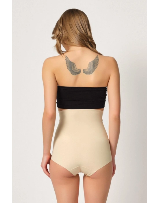 TEN MI Emay 2920 Yüksek Bel Karın Desteklı Slip Lazer Korse