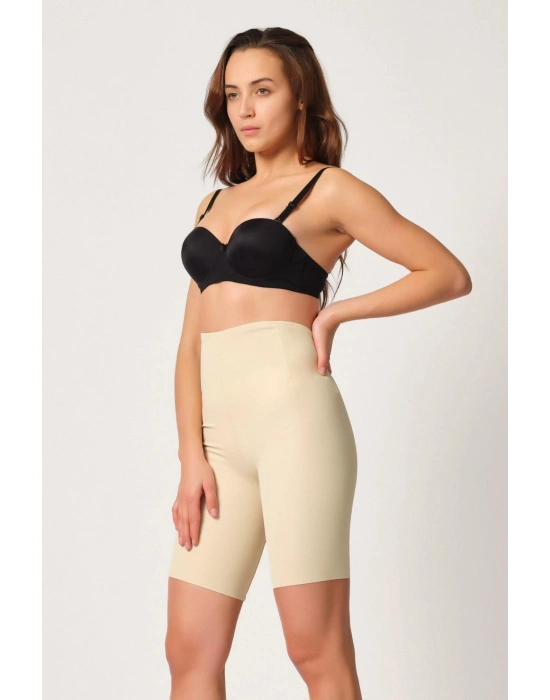 TEN MI Emay 2927 Bel Dekolteli Balenli Paçalı Lazer Korse