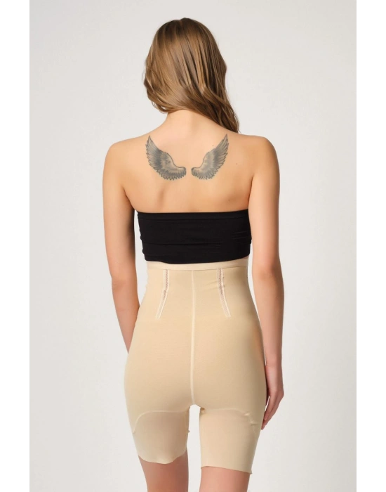 TEN MI Emay 2928 Ön Agraflı Tül Paçalı Lazer Korse