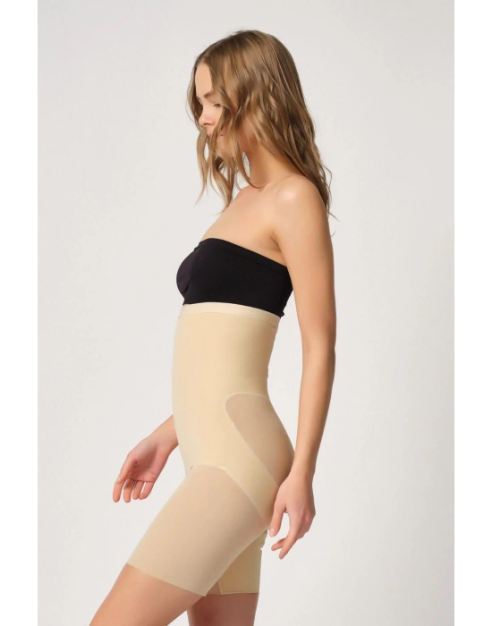 TEN MI Emay 2929 Double Tül Paçalı Lazer Korse