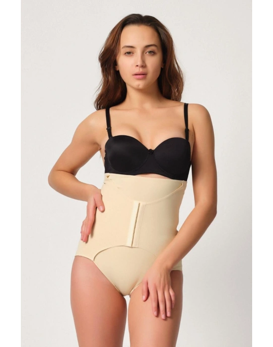 TEN MI Emay 2932 Double Karın Agraf Destekli Slip Lazer Korse