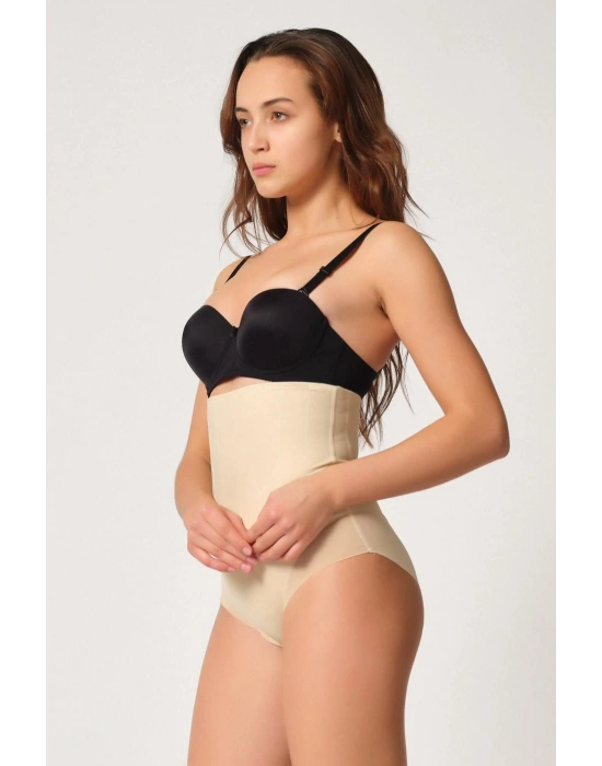 TEN MI Emay 2945 Tül Karyokalı Slip Lazer Korse