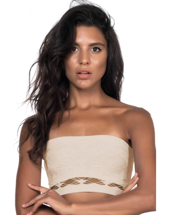 TEN MI Emay 4050 Double Örgü Toparlayıcı Straplez Büstiyer