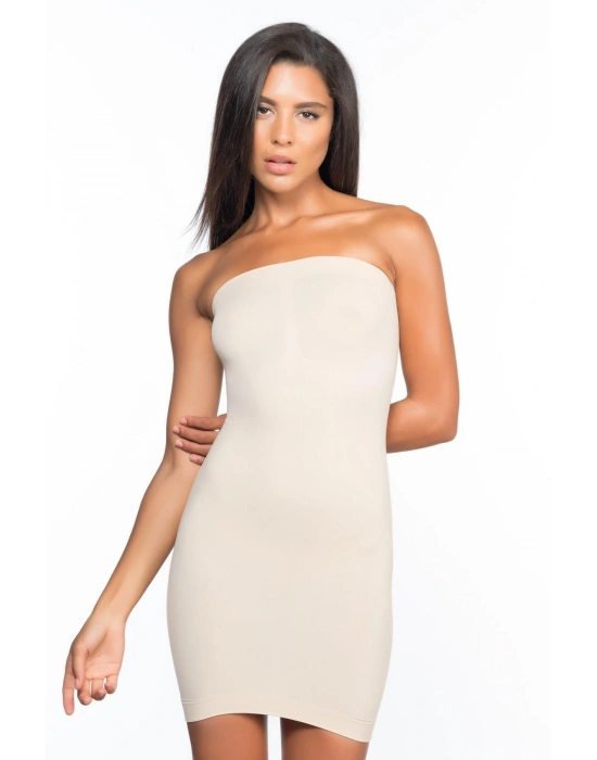 TEN MI Emay 5065 Straplez Elbise Korse