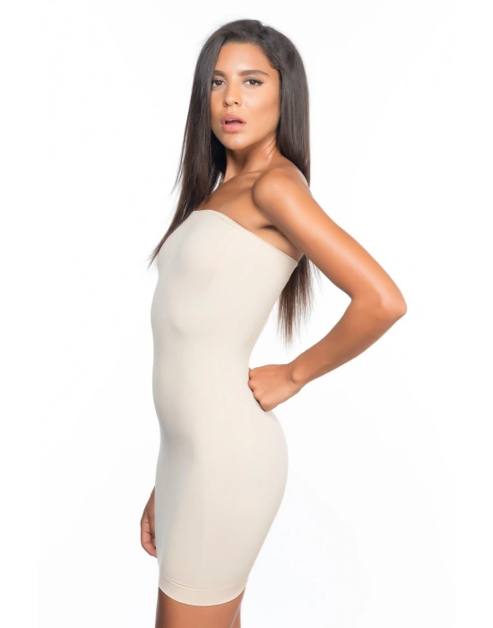 TEN MI Emay 5065 Straplez Elbise Korse