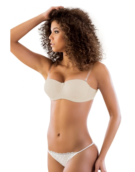 TEN MI Emay 702 Şeffaf Askılı Push-Up Sütyen