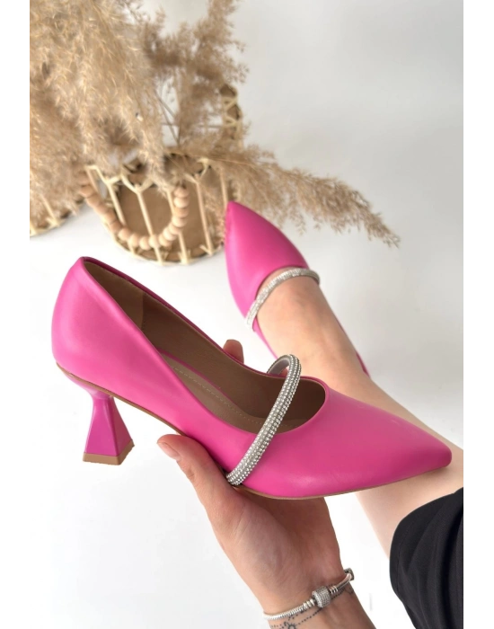 Tisha Puşya Cilt Topuklu Ayakkabı