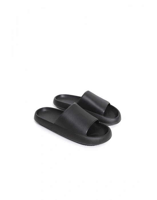 TRL001 - Poliüretan Erkek Terlik SIYAH