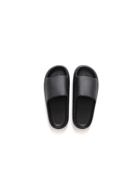 TRL001 - Poliüretan Erkek Terlik SIYAH